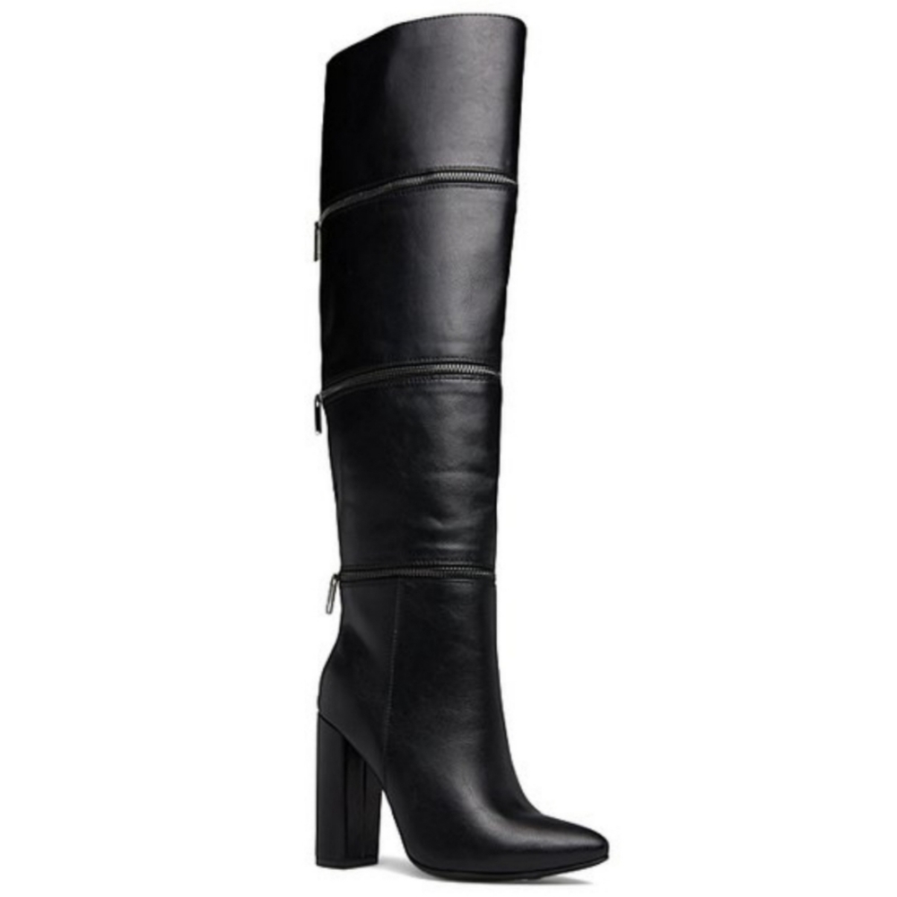 🥳2/$30 Black Tamasa Wide-Calf Pointed-Toe Boot